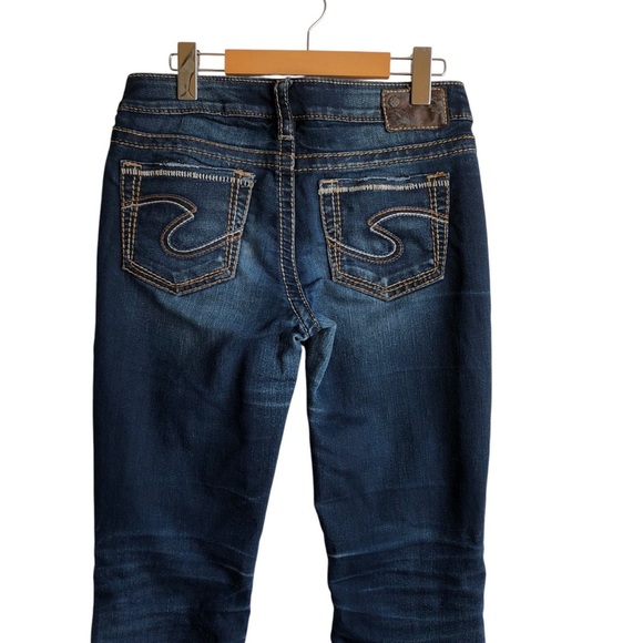 Silver Jeans Aiko Bootcut Size 28 Dark Wash Y2K - Picture 9 of 16